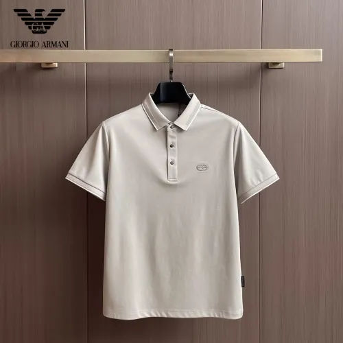 Wholesale Armani T-Shirts Short Sleeved For Men #1436897 $48.00 USD, Wholesale Quality Replica Armani T-Shirts