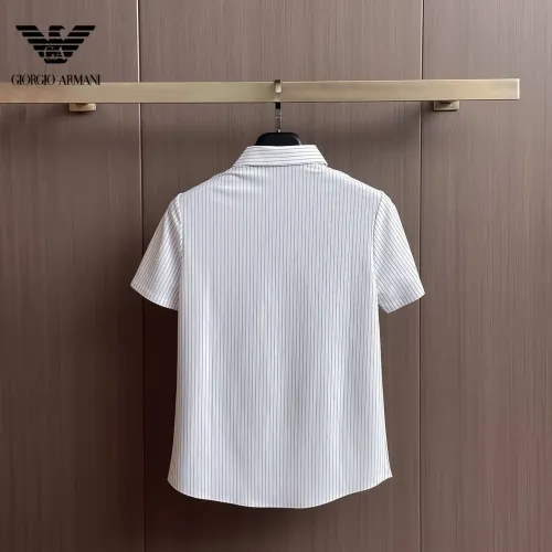 Replica Armani Shirts Short Sleeved For Men #1436923 $52.00 USD for Wholesale