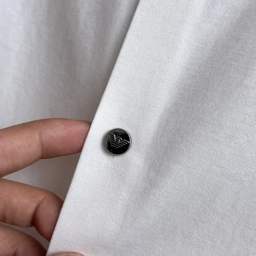 Replica Armani Shirts Short Sleeved For Men #1436943 $52.00 USD for Wholesale