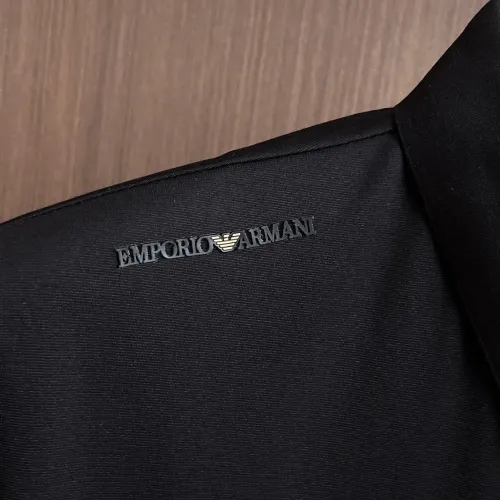 Replica Armani Shirts Short Sleeved For Men #1436948 $52.00 USD for Wholesale