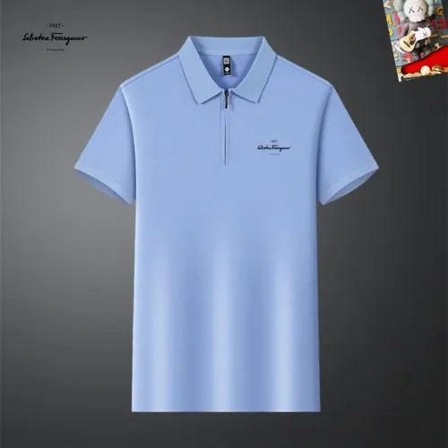 Wholesale Salvatore Ferragamo T-Shirts Short Sleeved For Men #1436981 $34.00 USD, Wholesale Quality Replica Salvatore Ferragamo T-Shirts