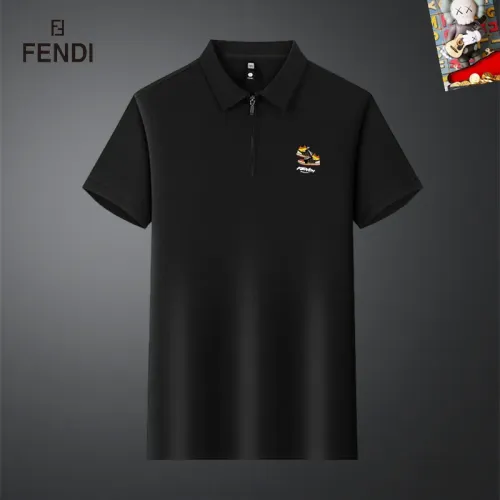 Wholesale Fendi T-Shirts Short Sleeved For Men #1437019 $34.00 USD, Wholesale Quality Replica Fendi T-Shirts
