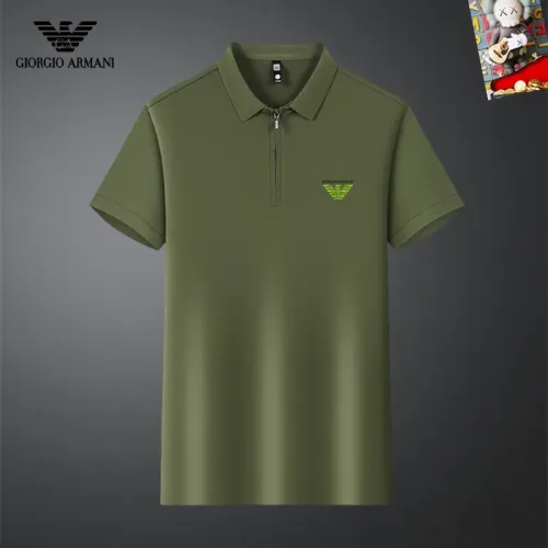 Wholesale Armani T-Shirts Short Sleeved For Men #1437027 $34.00 USD, Wholesale Quality Replica Armani T-Shirts