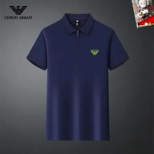 Wholesale Armani T-Shirts Short Sleeved For Men #1437028 $34.00 USD, Wholesale Quality Replica Armani T-Shirts