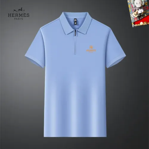 Wholesale Hermes T-Shirts Short Sleeved For Men #1437036 $34.00 USD, Wholesale Quality Replica Hermes T-Shirts