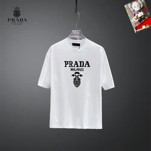 Wholesale Prada T-Shirts Short Sleeved For Unisex #1437082 $25.00 USD, Wholesale Quality Replica Prada T-Shirts