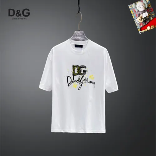 Wholesale Dolce &amp; Gabbana D&amp;G T-Shirts Short Sleeved For Unisex #1437086 $25.00 USD, Wholesale Quality Replica Dolce &amp; Gabbana D&amp;G T-Shirts