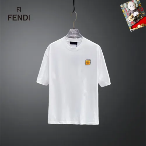 Wholesale Fendi T-Shirts Short Sleeved For Unisex #1437088 $25.00 USD, Wholesale Quality Replica Fendi T-Shirts