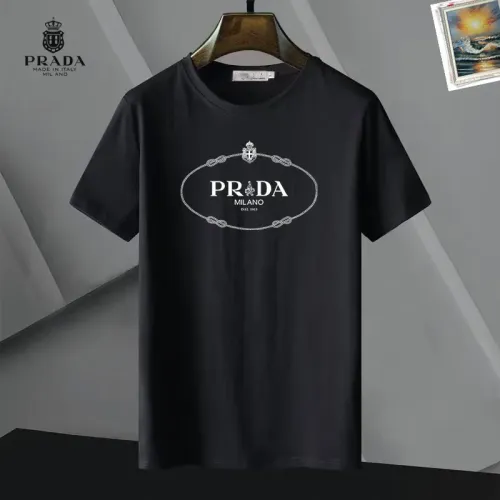 Wholesale Prada T-Shirts Short Sleeved For Unisex #1437131 $25.00 USD, Wholesale Quality Replica Prada T-Shirts