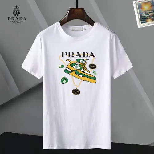 Wholesale Prada T-Shirts Short Sleeved For Unisex #1437152 $25.00 USD, Wholesale Quality Replica Prada T-Shirts