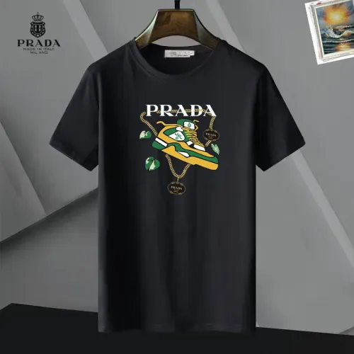 Wholesale Prada T-Shirts Short Sleeved For Unisex #1437153 $25.00 USD, Wholesale Quality Replica Prada T-Shirts