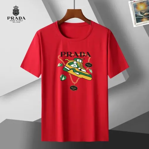 Wholesale Prada T-Shirts Short Sleeved For Unisex #1437154 $25.00 USD, Wholesale Quality Replica Prada T-Shirts