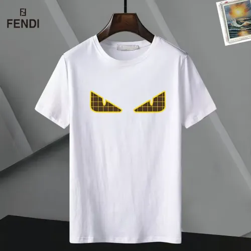 Wholesale Fendi T-Shirts Short Sleeved For Unisex #1437166 $25.00 USD, Wholesale Quality Replica Fendi T-Shirts
