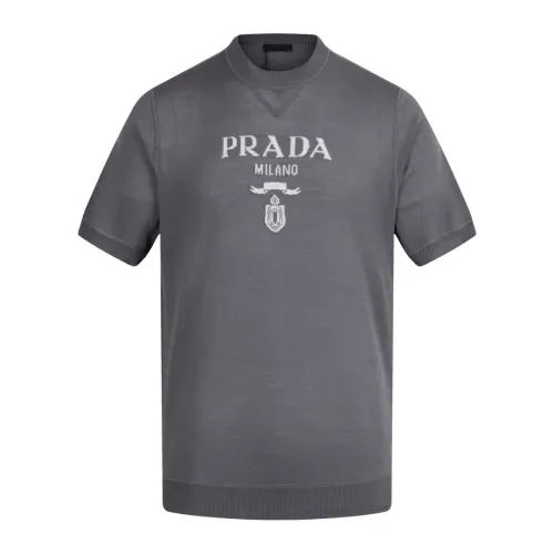 Wholesale Prada T-Shirts Short Sleeved For Unisex #1437185 $68.00 USD, Wholesale Quality Replica Prada T-Shirts