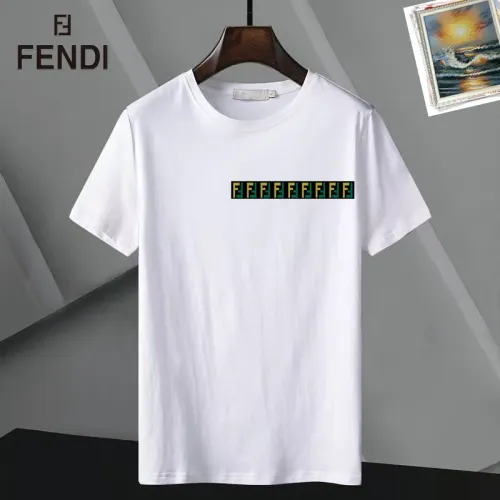 Wholesale Fendi T-Shirts Short Sleeved For Unisex #1437229 $25.00 USD, Wholesale Quality Replica Fendi T-Shirts