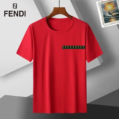 Wholesale Fendi T-Shirts Short Sleeved For Unisex #1437231 $25.00 USD, Wholesale Quality Replica Fendi T-Shirts