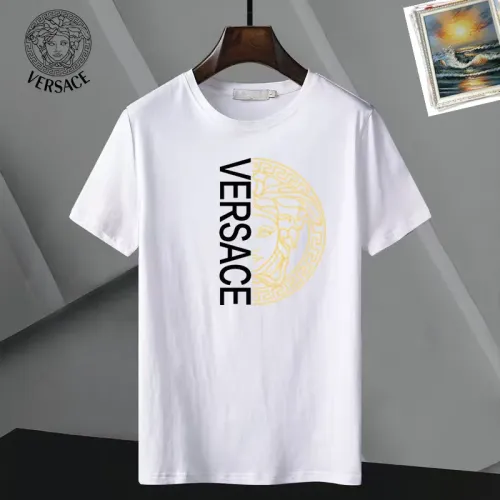 Wholesale Versace T-Shirts Short Sleeved For Unisex #1437237 $25.00 USD, Wholesale Quality Replica Versace T-Shirts