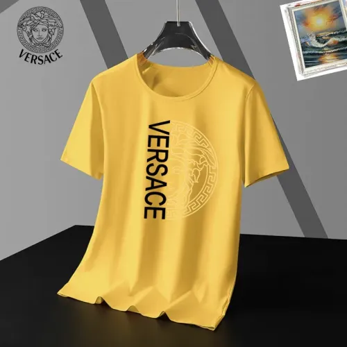 Wholesale Versace T-Shirts Short Sleeved For Unisex #1437240 $25.00 USD, Wholesale Quality Replica Versace T-Shirts