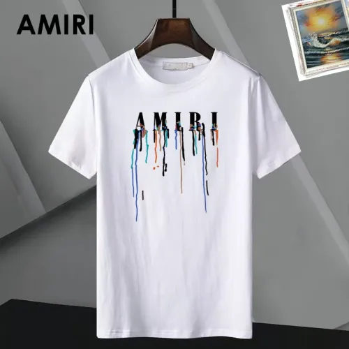Wholesale Amiri T-Shirts Short Sleeved For Unisex #1437256 $25.00 USD, Wholesale Quality Replica Amiri T-Shirts