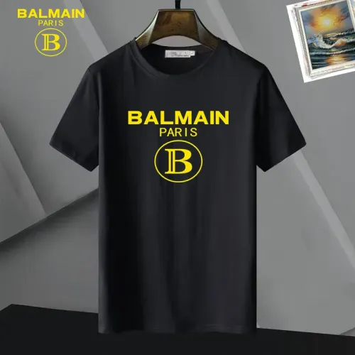 Wholesale Balmain T-Shirts Short Sleeved For Unisex #1437265 $25.00 USD, Wholesale Quality Replica Balmain T-Shirts