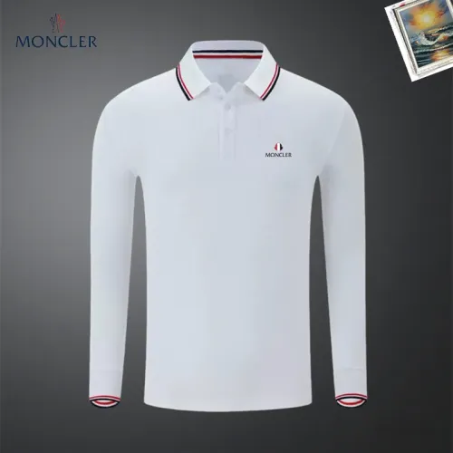 Wholesale Moncler T-Shirts Long Sleeved For Men #1437280 $40.00 USD, Wholesale Quality Replica Moncler T-Shirts
