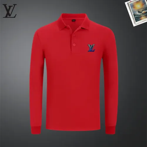 Wholesale Louis Vuitton LV T-Shirts Long Sleeved For Men #1437294 $40.00 USD, Wholesale Quality Replica Louis Vuitton LV T-Shirts