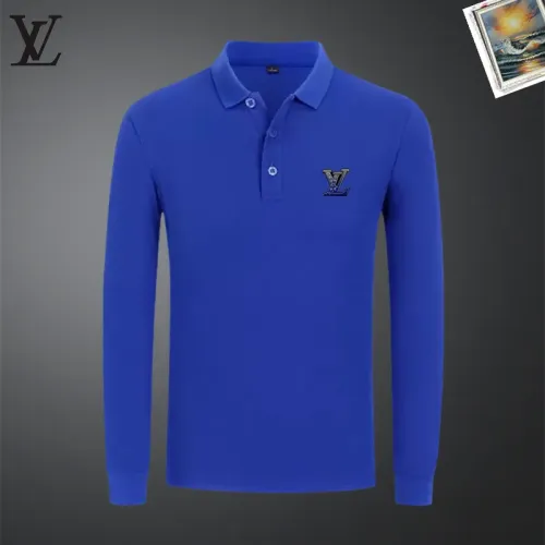 Wholesale Louis Vuitton LV T-Shirts Long Sleeved For Men #1437295 $40.00 USD, Wholesale Quality Replica Louis Vuitton LV T-Shirts