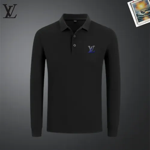 Wholesale Louis Vuitton LV T-Shirts Long Sleeved For Men #1437297 $40.00 USD, Wholesale Quality Replica Louis Vuitton LV T-Shirts