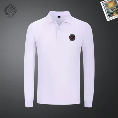 Wholesale Chrome Hearts T-Shirts Long Sleeved For Men #1437310 $40.00 USD, Wholesale Quality Replica Chrome Hearts T-Shirts