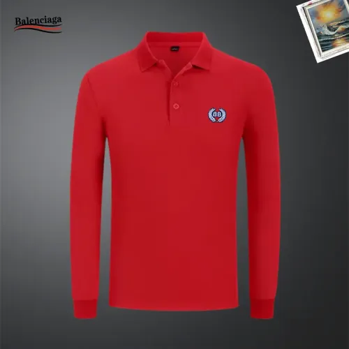 Wholesale Balenciaga T-Shirts Long Sleeved For Men #1437327 $40.00 USD, Wholesale Quality Replica Balenciaga T-Shirts