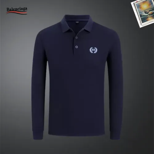Wholesale Balenciaga T-Shirts Long Sleeved For Men #1437329 $40.00 USD, Wholesale Quality Replica Balenciaga T-Shirts