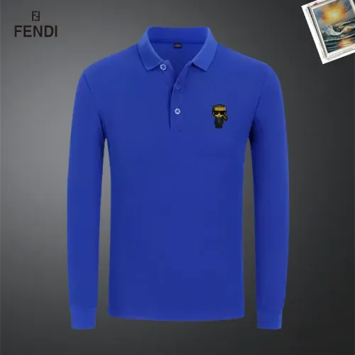 Wholesale Fendi T-Shirts Long Sleeved For Men #1437340 $40.00 USD, Wholesale Quality Replica Fendi T-Shirts