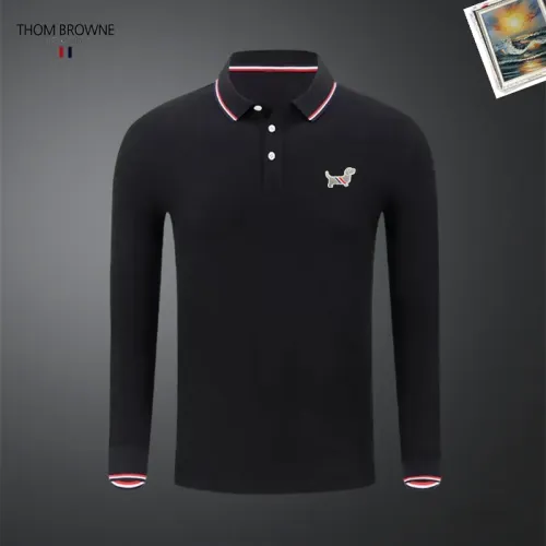 Wholesale Thom Browne TB T-Shirts Long Sleeved For Men #1437353 $40.00 USD, Wholesale Quality Replica Thom Browne TB T-Shirts
