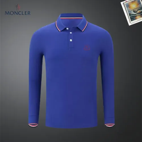 Wholesale Moncler T-Shirts Long Sleeved For Men #1437362 $40.00 USD, Wholesale Quality Replica Moncler T-Shirts