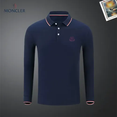 Wholesale Moncler T-Shirts Long Sleeved For Men #1437363 $40.00 USD, Wholesale Quality Replica Moncler T-Shirts