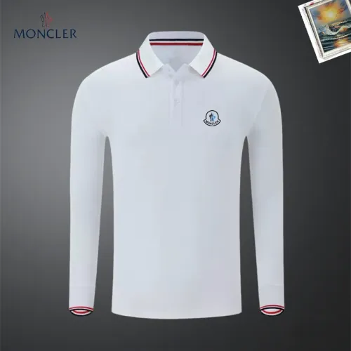 Wholesale Moncler T-Shirts Long Sleeved For Men #1437365 $40.00 USD, Wholesale Quality Replica Moncler T-Shirts