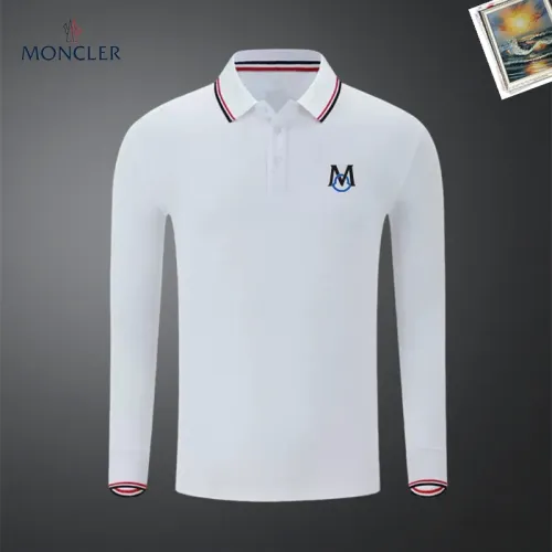 Wholesale Moncler T-Shirts Long Sleeved For Men #1437370 $40.00 USD, Wholesale Quality Replica Moncler T-Shirts