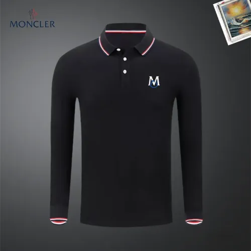Wholesale Moncler T-Shirts Long Sleeved For Men #1437374 $40.00 USD, Wholesale Quality Replica Moncler T-Shirts