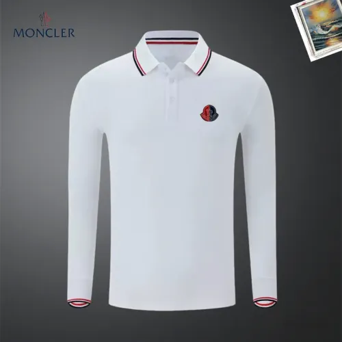 Wholesale Moncler T-Shirts Long Sleeved For Men #1437380 $40.00 USD, Wholesale Quality Replica Moncler T-Shirts