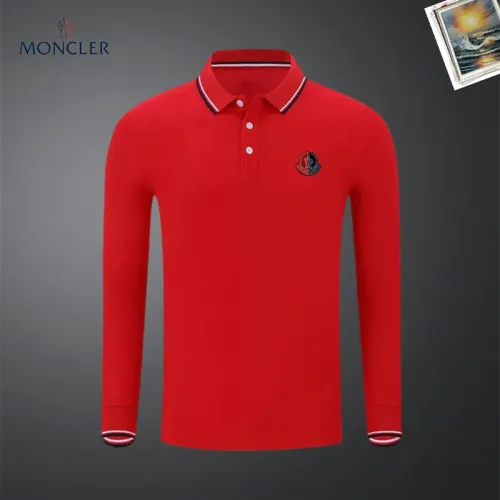 Wholesale Moncler T-Shirts Long Sleeved For Men #1437381 $40.00 USD, Wholesale Quality Replica Moncler T-Shirts
