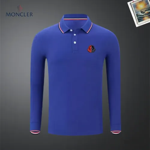 Wholesale Moncler T-Shirts Long Sleeved For Men #1437382 $40.00 USD, Wholesale Quality Replica Moncler T-Shirts