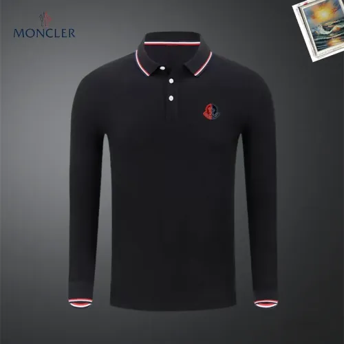 Wholesale Moncler T-Shirts Long Sleeved For Men #1437384 $40.00 USD, Wholesale Quality Replica Moncler T-Shirts