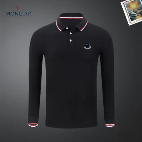 Wholesale Moncler T-Shirts Long Sleeved For Men #1437389 $40.00 USD, Wholesale Quality Replica Moncler T-Shirts