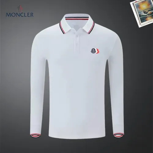 Wholesale Moncler T-Shirts Long Sleeved For Men #1437391 $40.00 USD, Wholesale Quality Replica Moncler T-Shirts