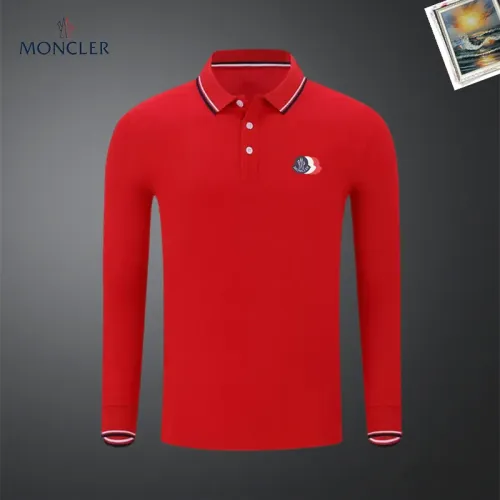 Wholesale Moncler T-Shirts Long Sleeved For Men #1437392 $40.00 USD, Wholesale Quality Replica Moncler T-Shirts
