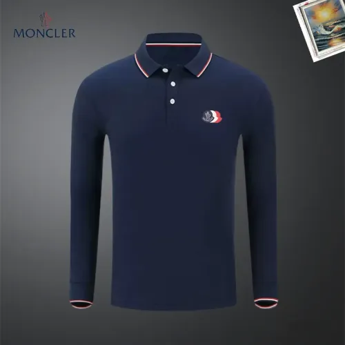 Wholesale Moncler T-Shirts Long Sleeved For Men #1437394 $40.00 USD, Wholesale Quality Replica Moncler T-Shirts