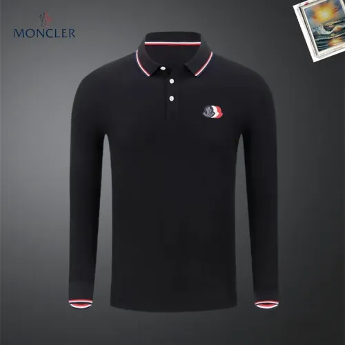 Wholesale Moncler T-Shirts Long Sleeved For Men #1437395 $40.00 USD, Wholesale Quality Replica Moncler T-Shirts