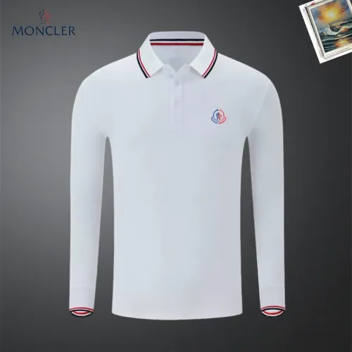 Wholesale Moncler T-Shirts Long Sleeved For Men #1437397 $40.00 USD, Wholesale Quality Replica Moncler T-Shirts