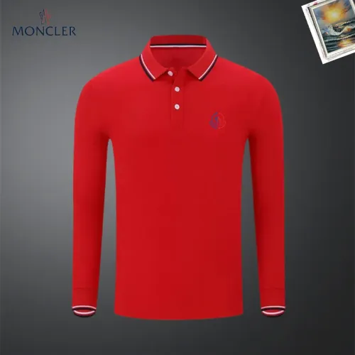 Wholesale Moncler T-Shirts Long Sleeved For Men #1437398 $40.00 USD, Wholesale Quality Replica Moncler T-Shirts