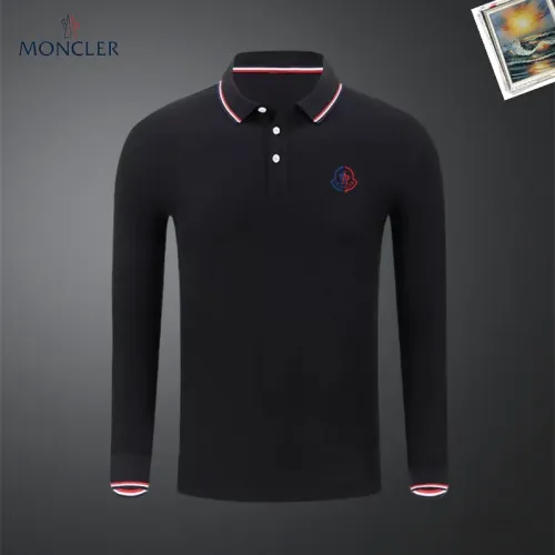 Wholesale Moncler T-Shirts Long Sleeved For Men #1437401 $40.00 USD, Wholesale Quality Replica Moncler T-Shirts